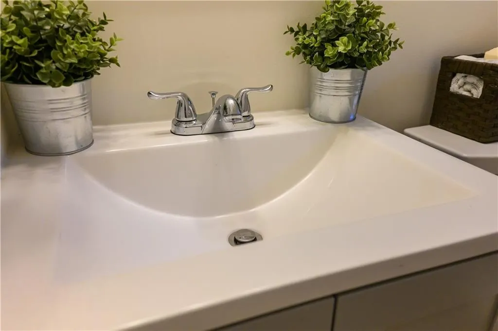 Bathroom view of vanity