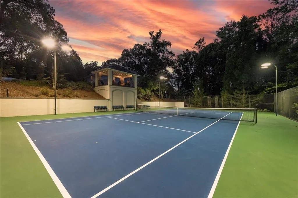 Post Tension Tennis Court & Pavillion