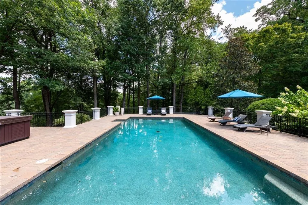 Saltwater Lap Pool with a Sun Shelf
