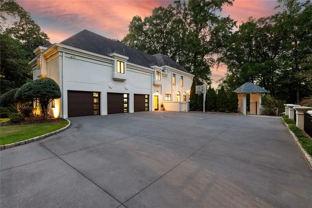 3 Car Garage with Sports Court