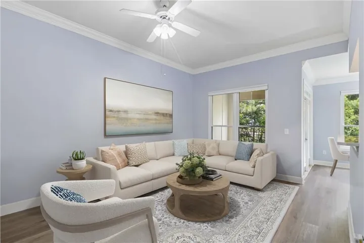 This room has been virtually staged