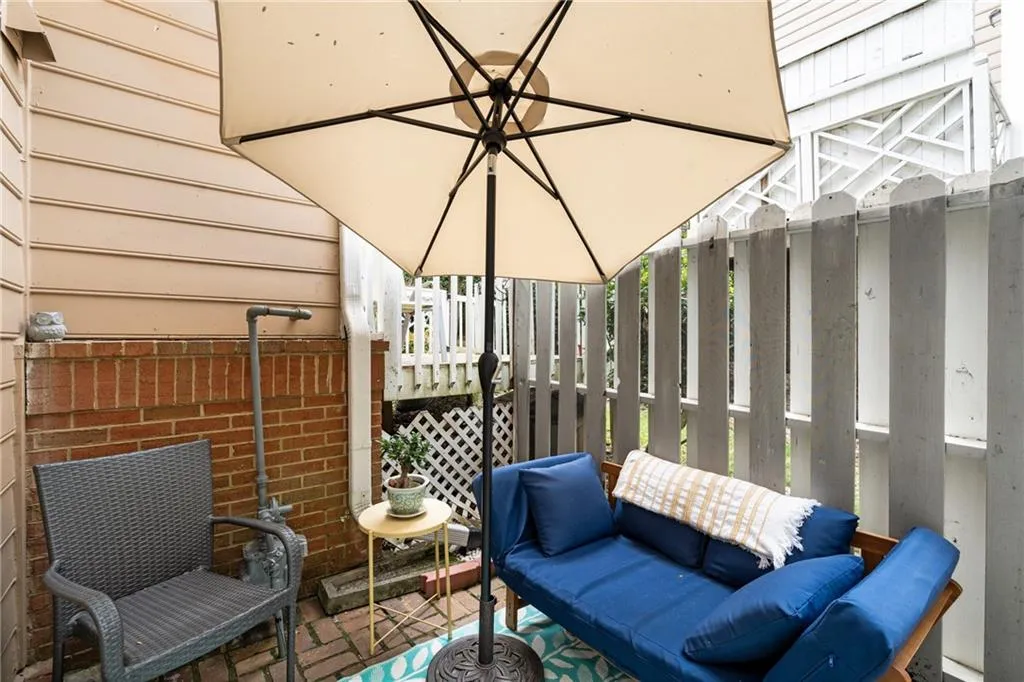View of patio