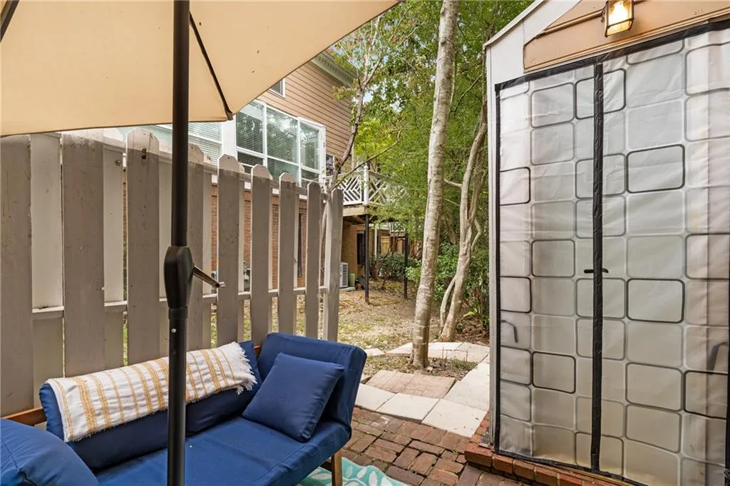 View of patio