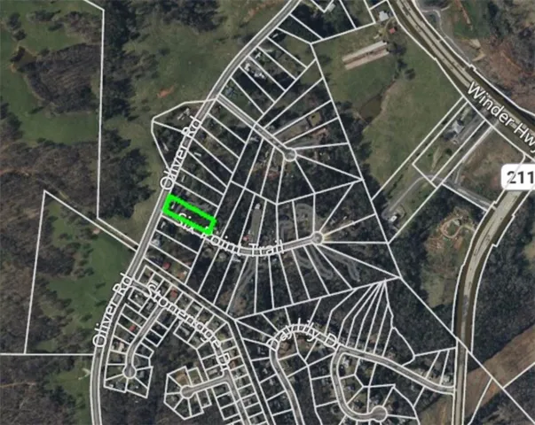 Aerial overview of property's location