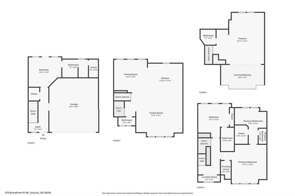 579 Broadview Place Ne, Atlanta, Georgia 30324, 3 Bedrooms Bedrooms, 0 ,3 BathroomsBathrooms,Residential,For Sale,579 Broadview Place Ne,7847316