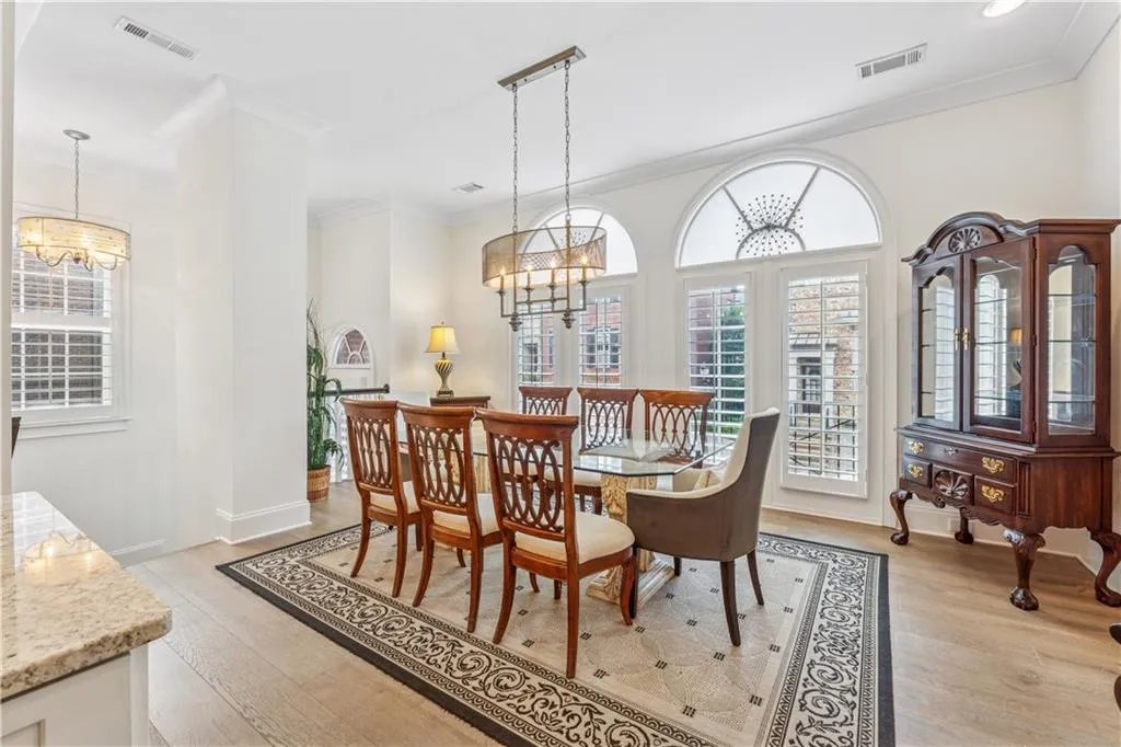 Spacious Dining with lots of natural light and 10 ft. ceiling