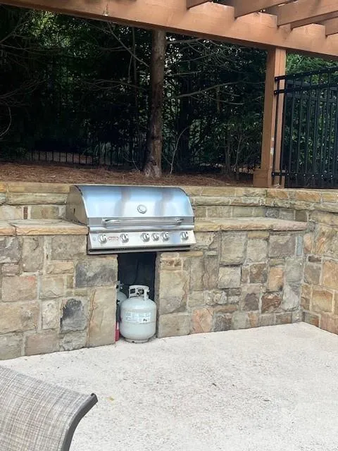 Community grilling area makes for great parties