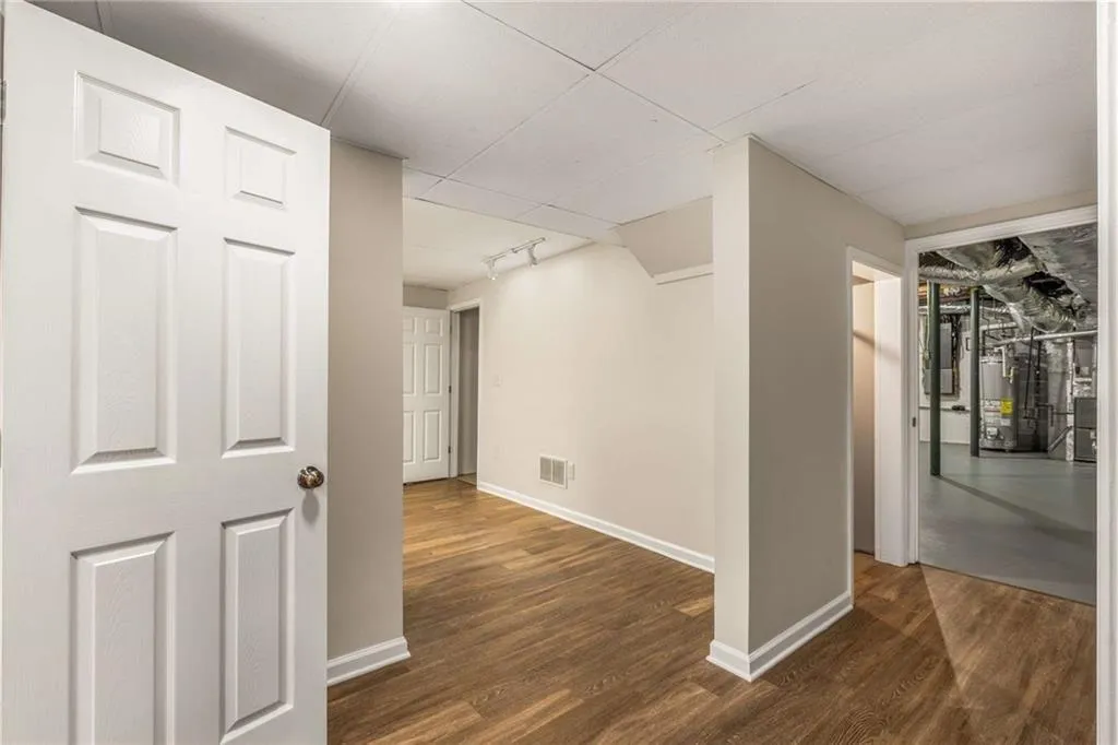 Hall in Basement.