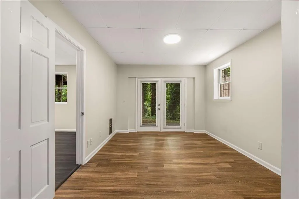 Hall in Basement.