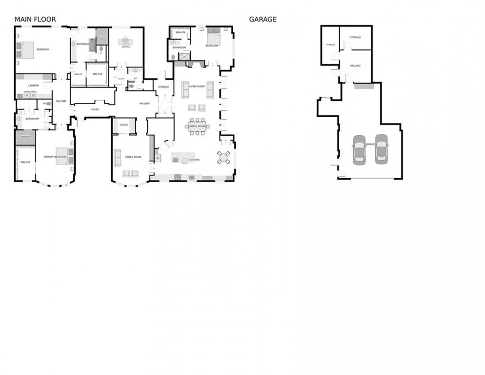 View of floor plan / room layout