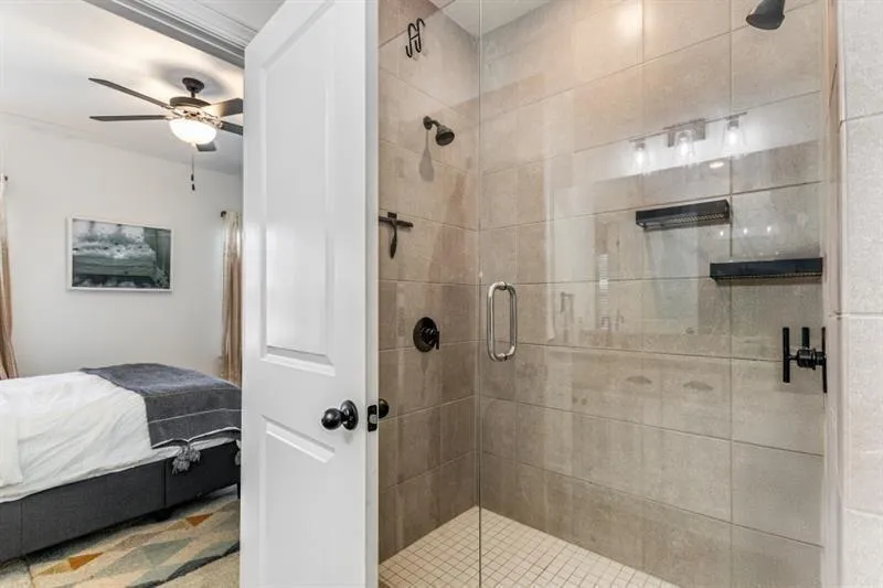 Primary Bathroom has a fabulous oversized shower w