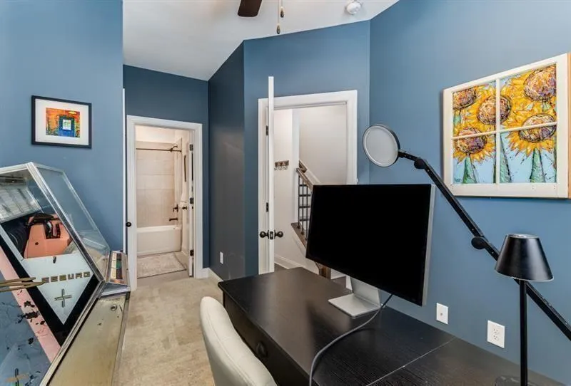 Terrace level bedroom - currently used a home offi