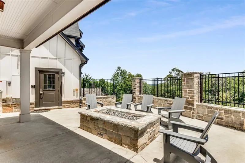 Community fire pit - a warm and inviting outdoor s