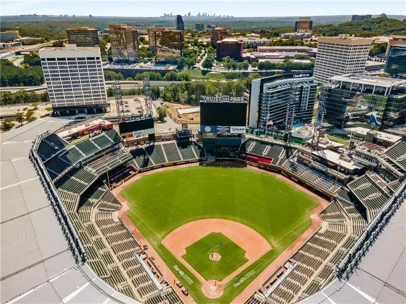 Gorgeous view of the stadium and all of the wonder