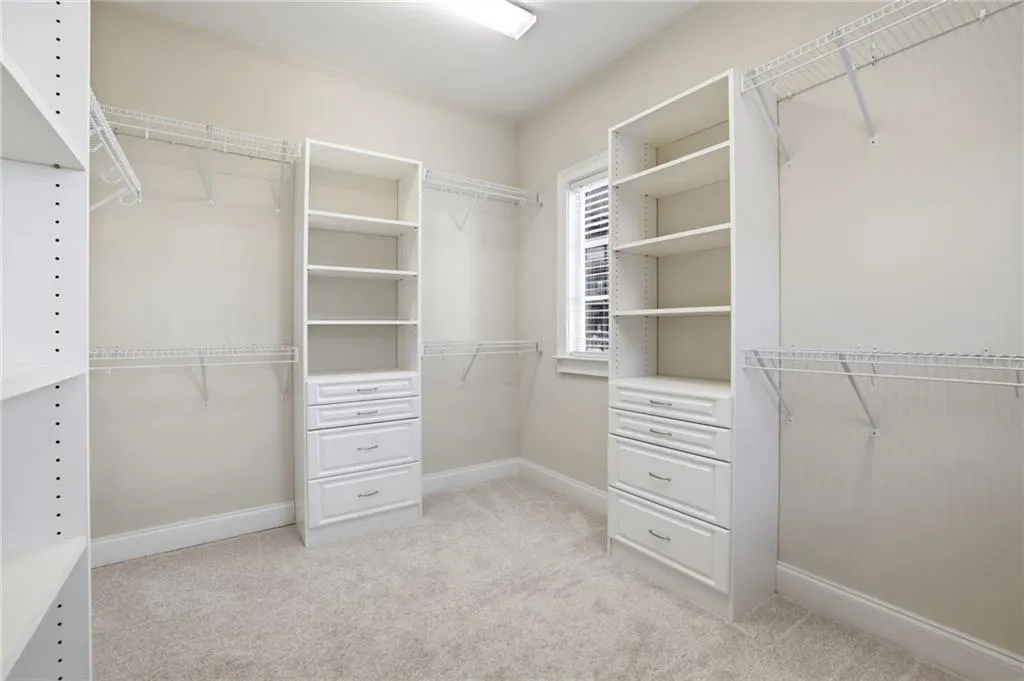 Master walk in closet