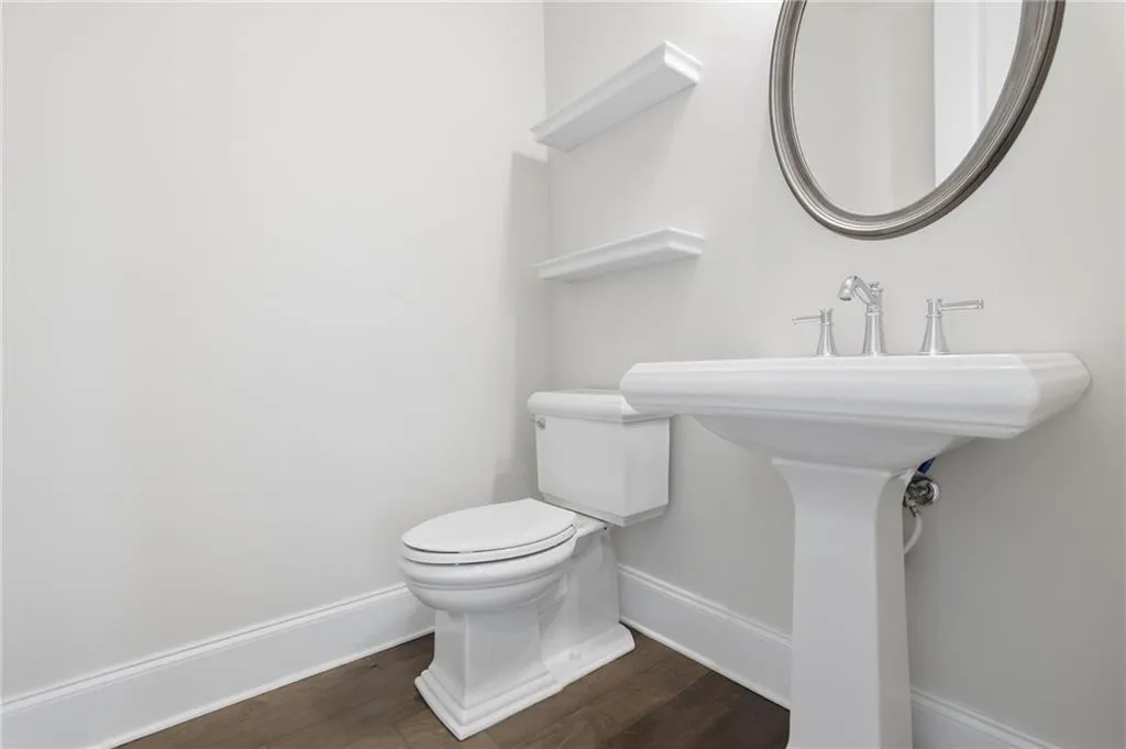 Main floor powder room