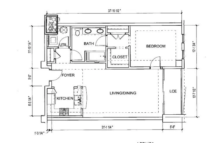 1100 Howell Mill Road Unit 404, Atlanta, Georgia 30318, 1 Bedroom Bedrooms, ,1 BathroomBathrooms,Residential,For Sale,1100 Howell Mill Road Unit 404,7639497