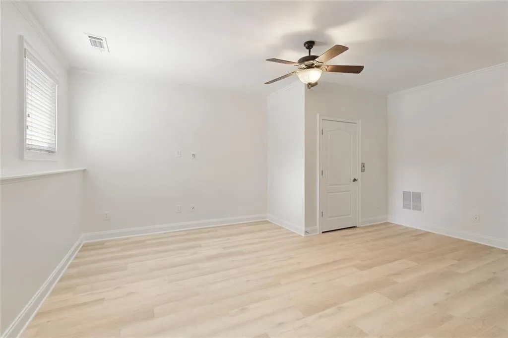 There is also a half bath on this level, and the e