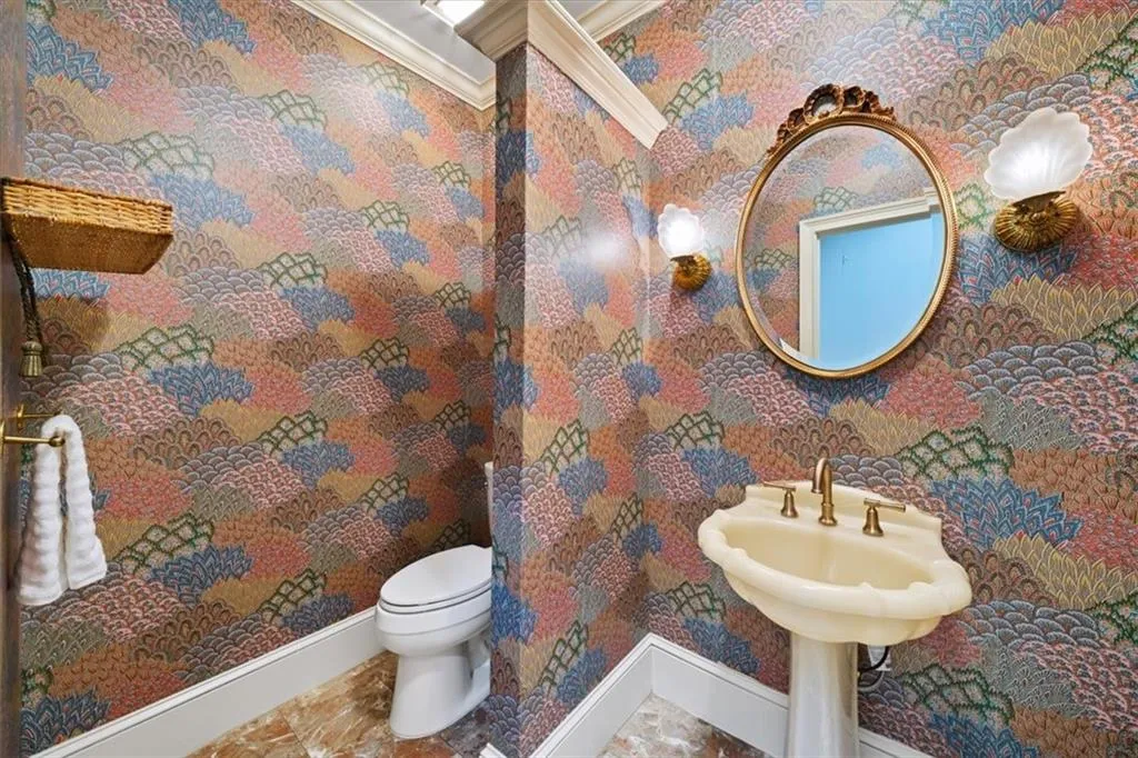 Main level half bath