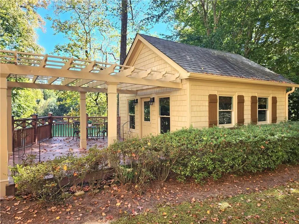 Overlooking the lake