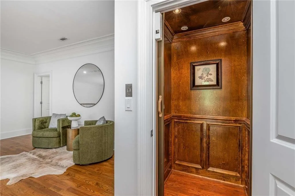 Elevator to all three floors