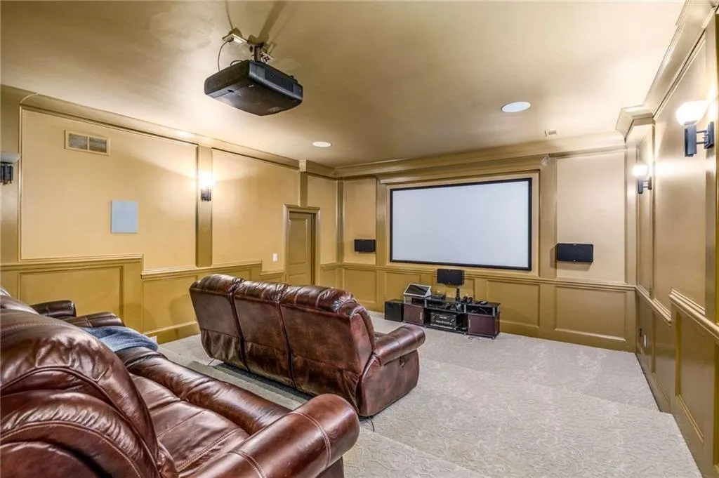 Tiered seating and new projection and sound system