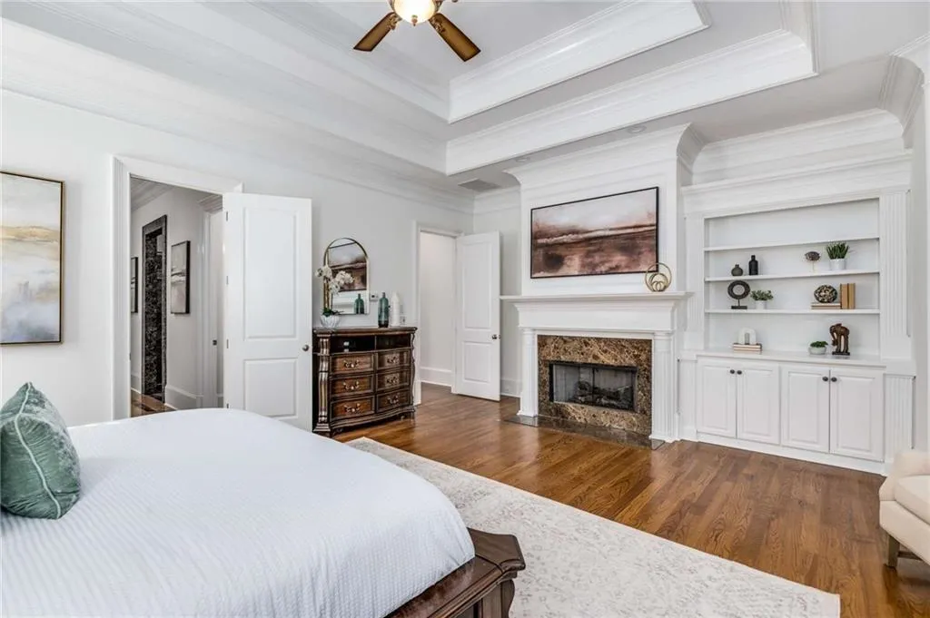 Fireplace and built-ins