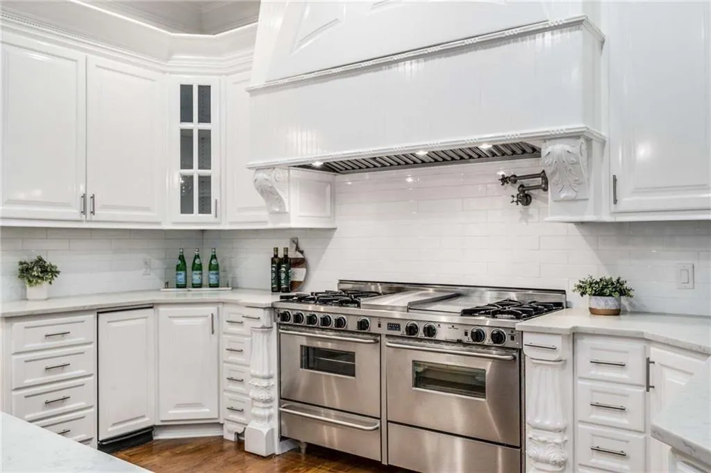 Chef's grade range and vent hood