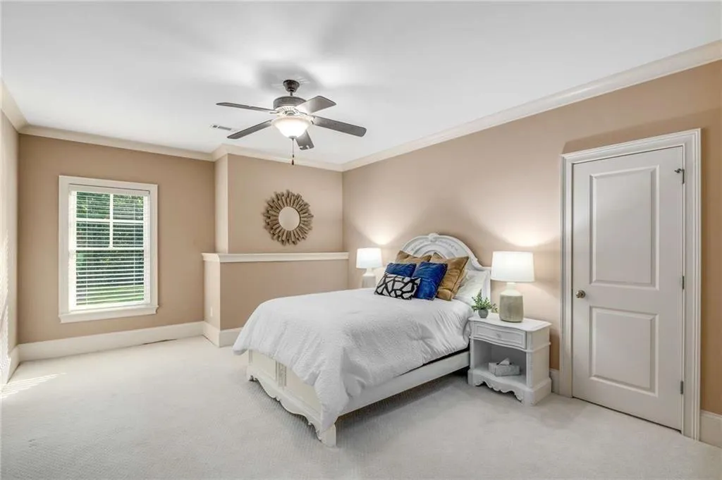 Bedroom #6 with walk-in closet and nearby full bath