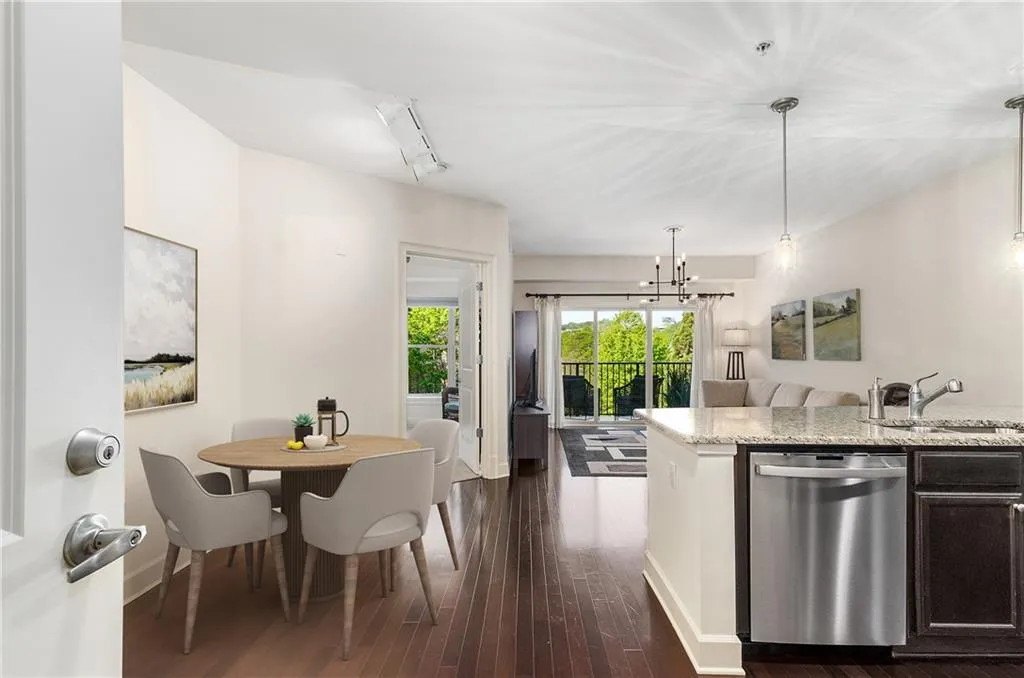 Bright and open floorplan lets in so much natural light. Virtual staging used.