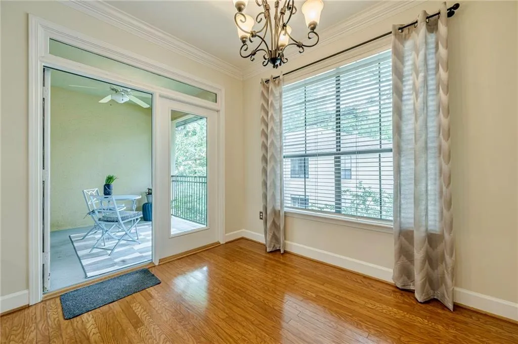 French doors out to covered patio