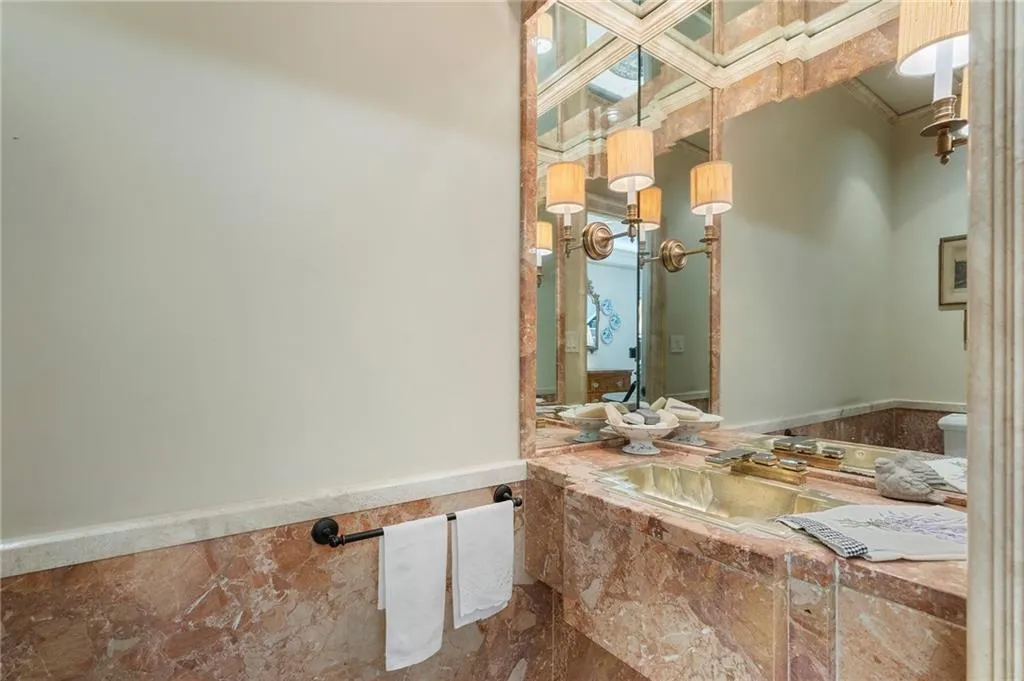 Half bathroom on the main floor.
