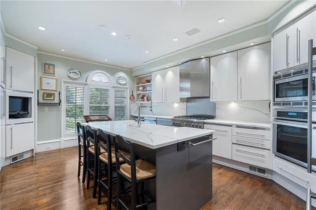 Updated kitchen with tons of storage.