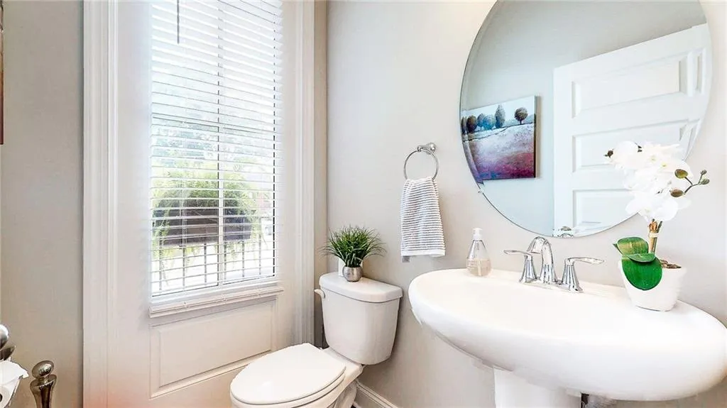 main floor - half bath
