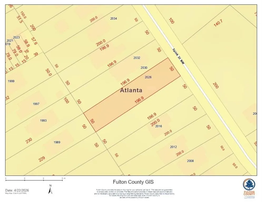 2026 Spink Street, Atlanta, Georgia 30318, 0 ,Land,For Sale,2026 Spink Street,7757686