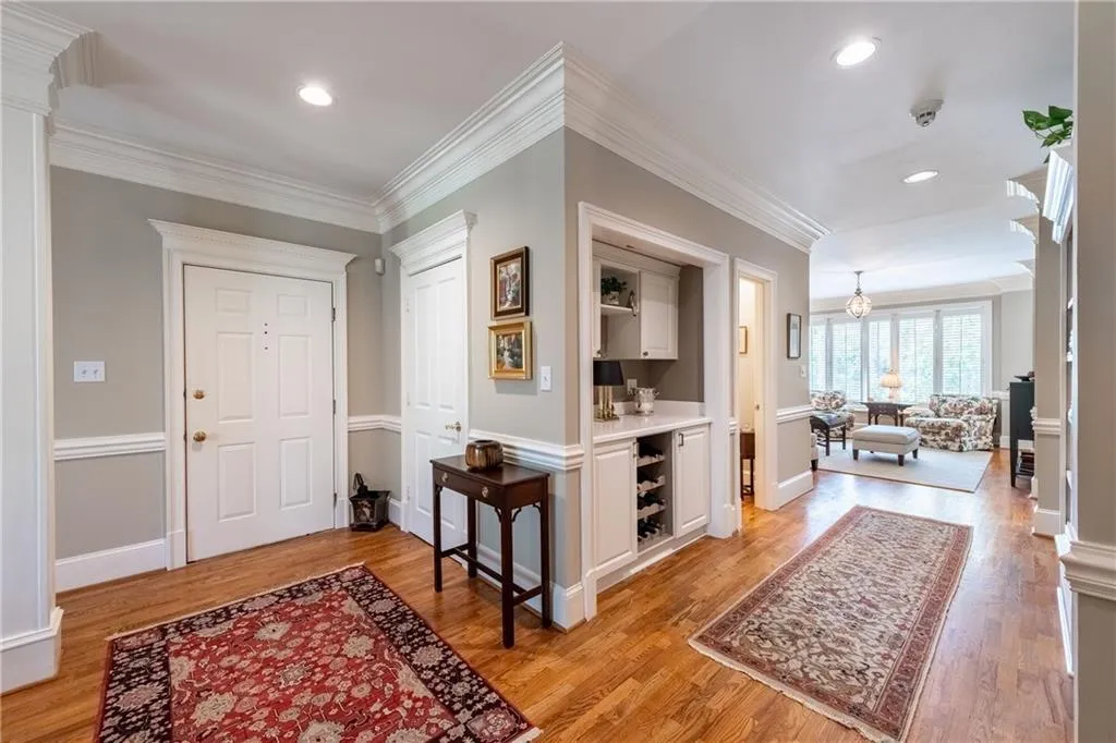 Entrance hall into family room