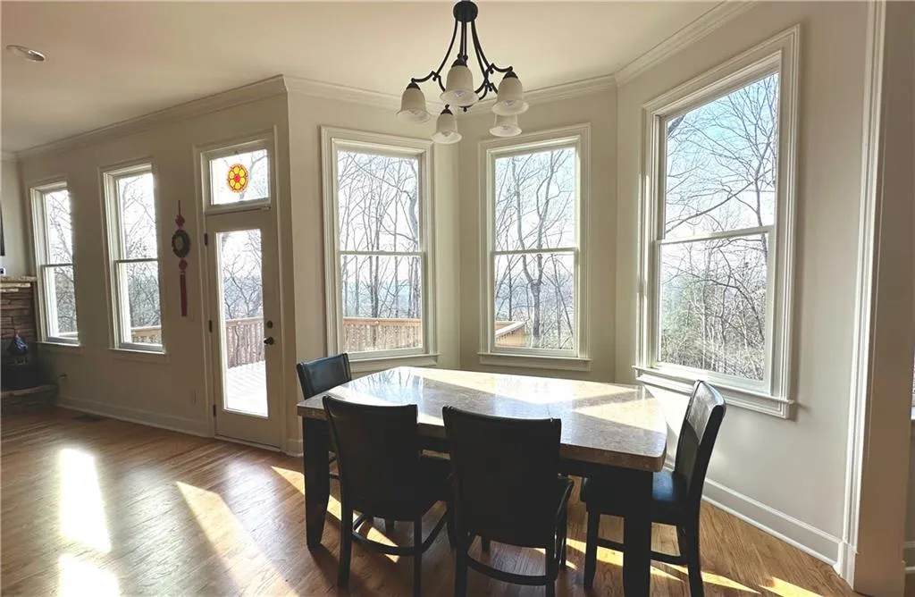 Perfect place to put a bird feeder on the Deck rail and see birds up close.