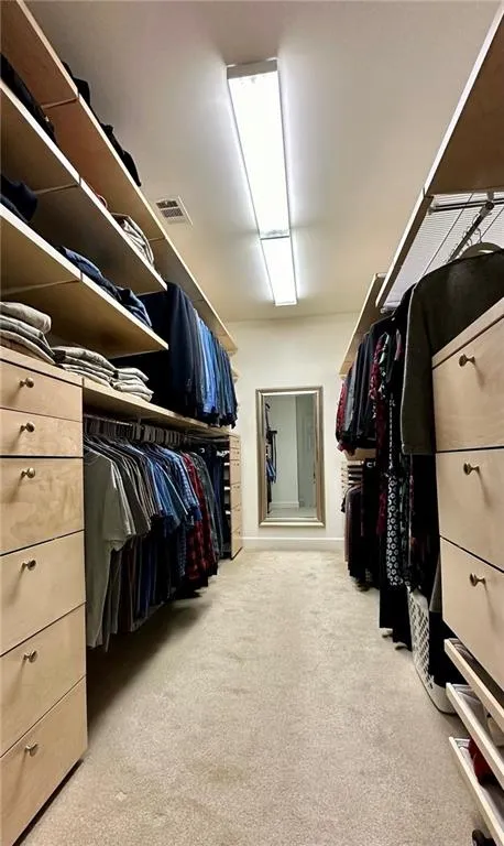 Master Closet with Custom Scandinavian style closet system