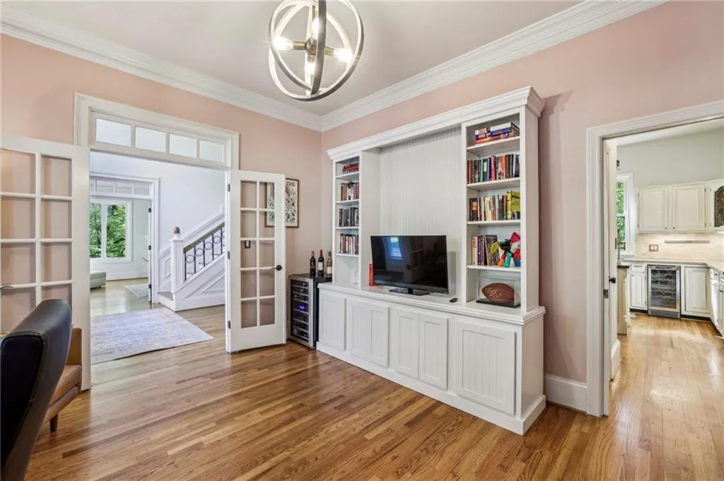 Formal dining room used as home office