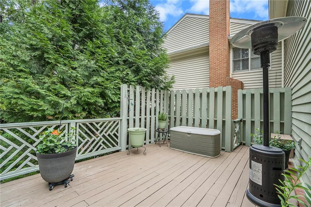 View of deck