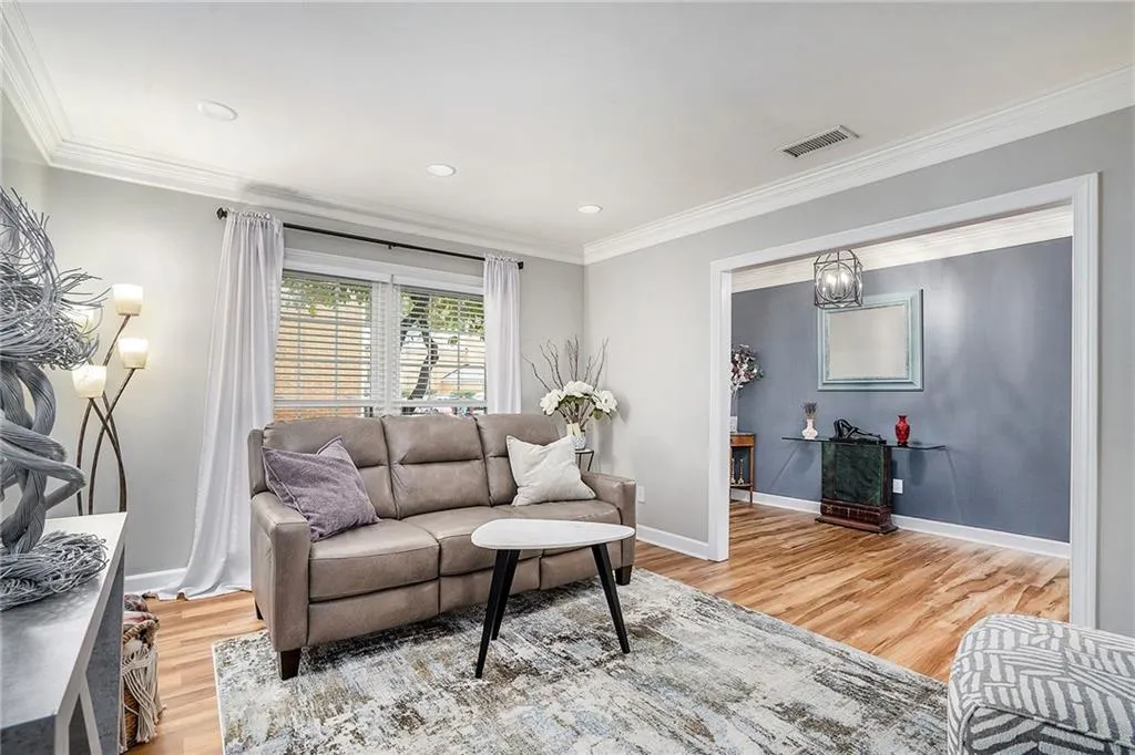Recessed lighting in family room