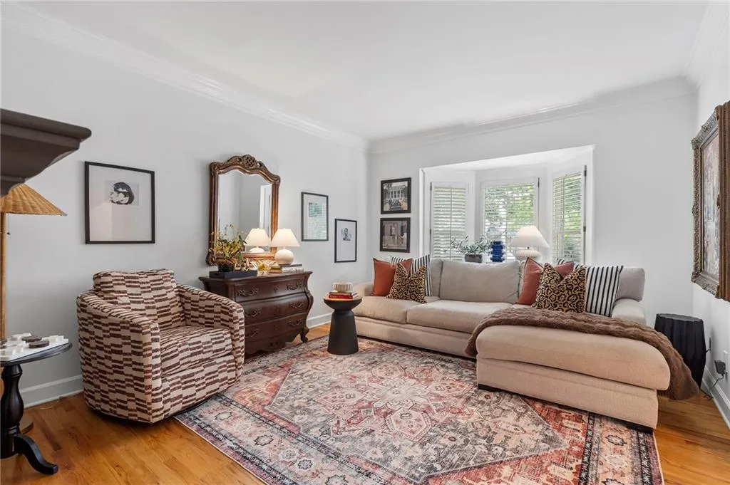 Large, light-filled living room