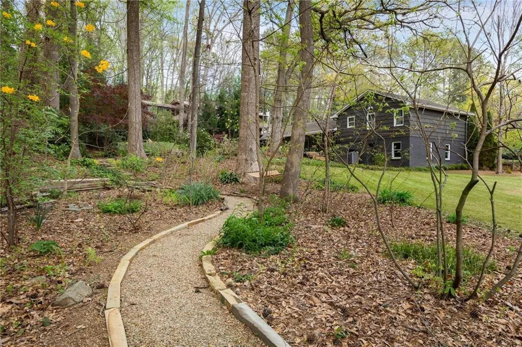 Native plants and trails were designed for 4-season color