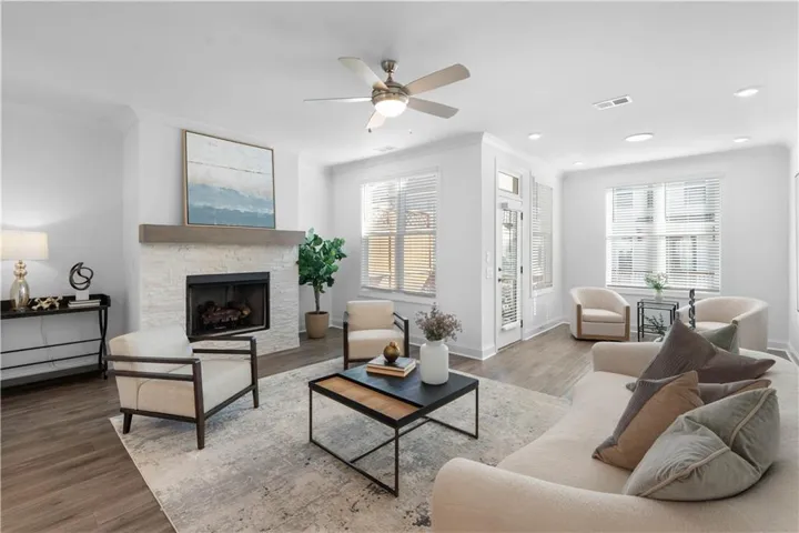 Welcome to the Taylor open floor plan @ Cumming's newest community WATERHAVEN! NOT actual home. Photos of similar floorplan. Move in Ready