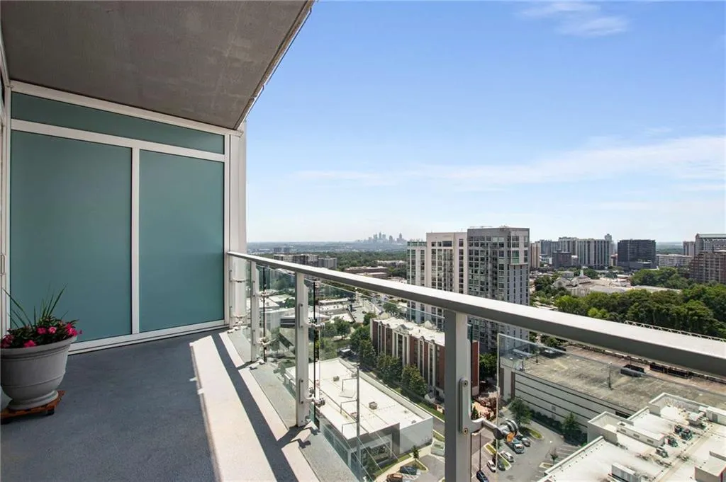 Balcony featuring a city view