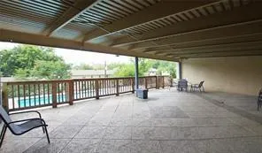 View of patio