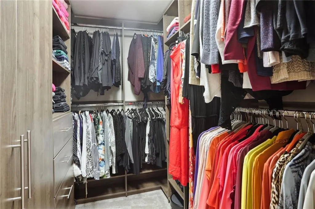 Primary bedroom's spacious closet