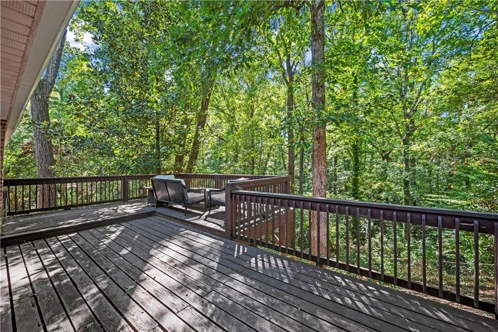 View of deck