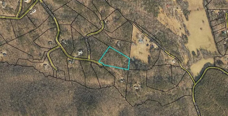 Aerial overview of property's location