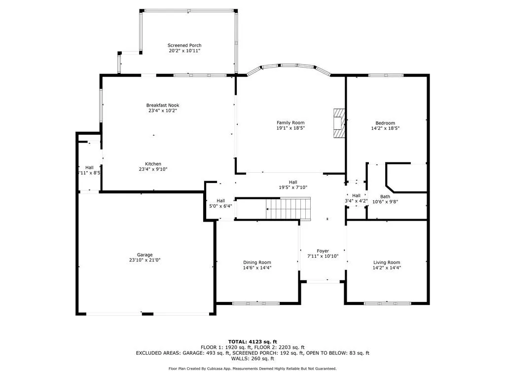 View of floor plan / room layout